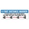 Signmission Keep 6 Ft Between You & Next Customer Non-Slip Floor Decal Made in USA, 16" L, 16" H, FD-R-16-99979 FD-R-16-99979 - alternate 1